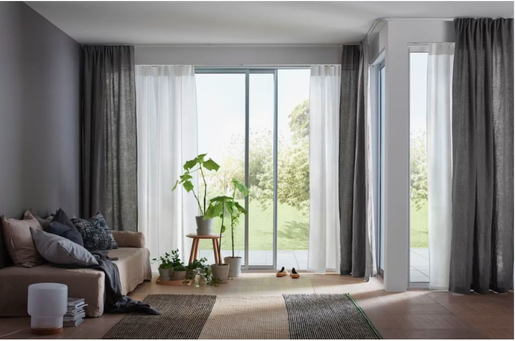 Corner Window Curtains