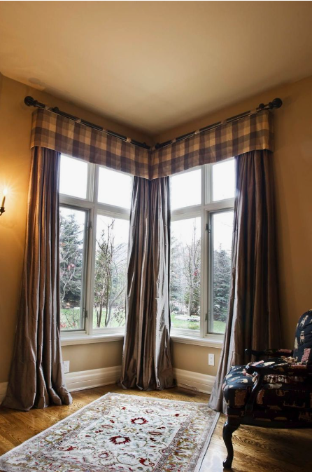 Corner Window Curtains