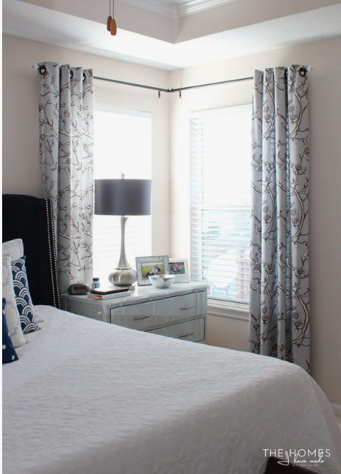 Corner Window Curtains