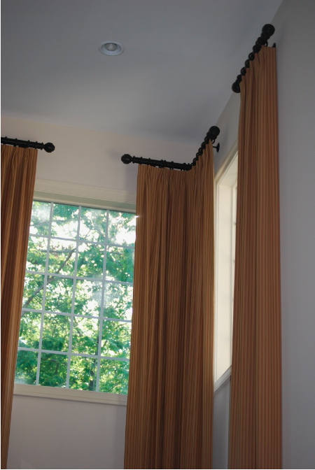 Corner Window Curtains