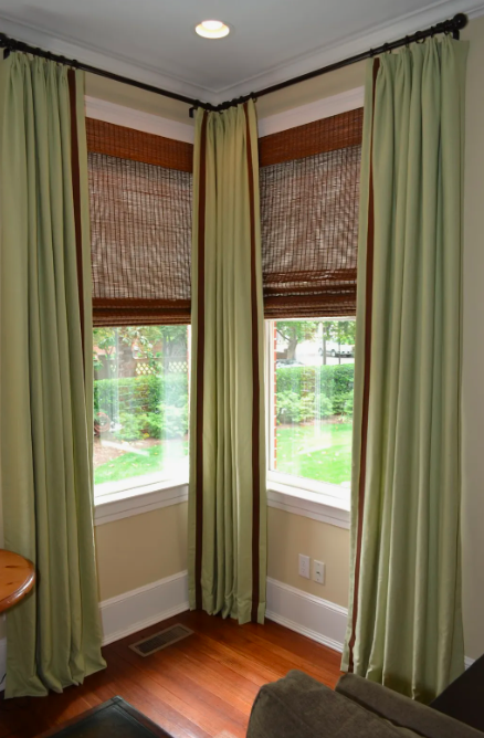 Corner Window Curtains