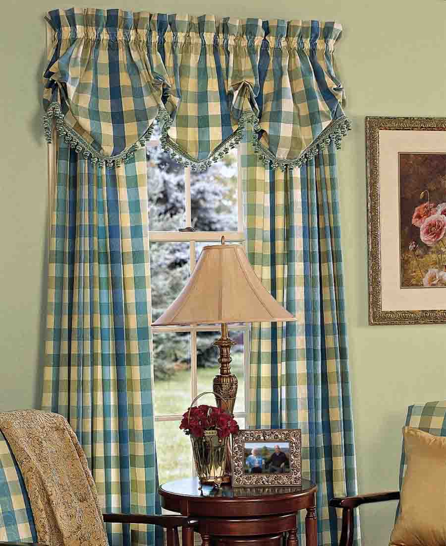 Country Curtains for Living Room