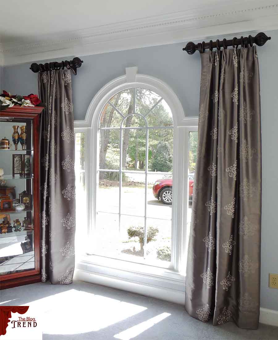 Arched Window Curtain Rod