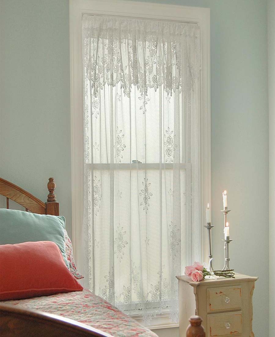 White Country Curtains