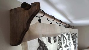 Wood Curtain Rod Brackets